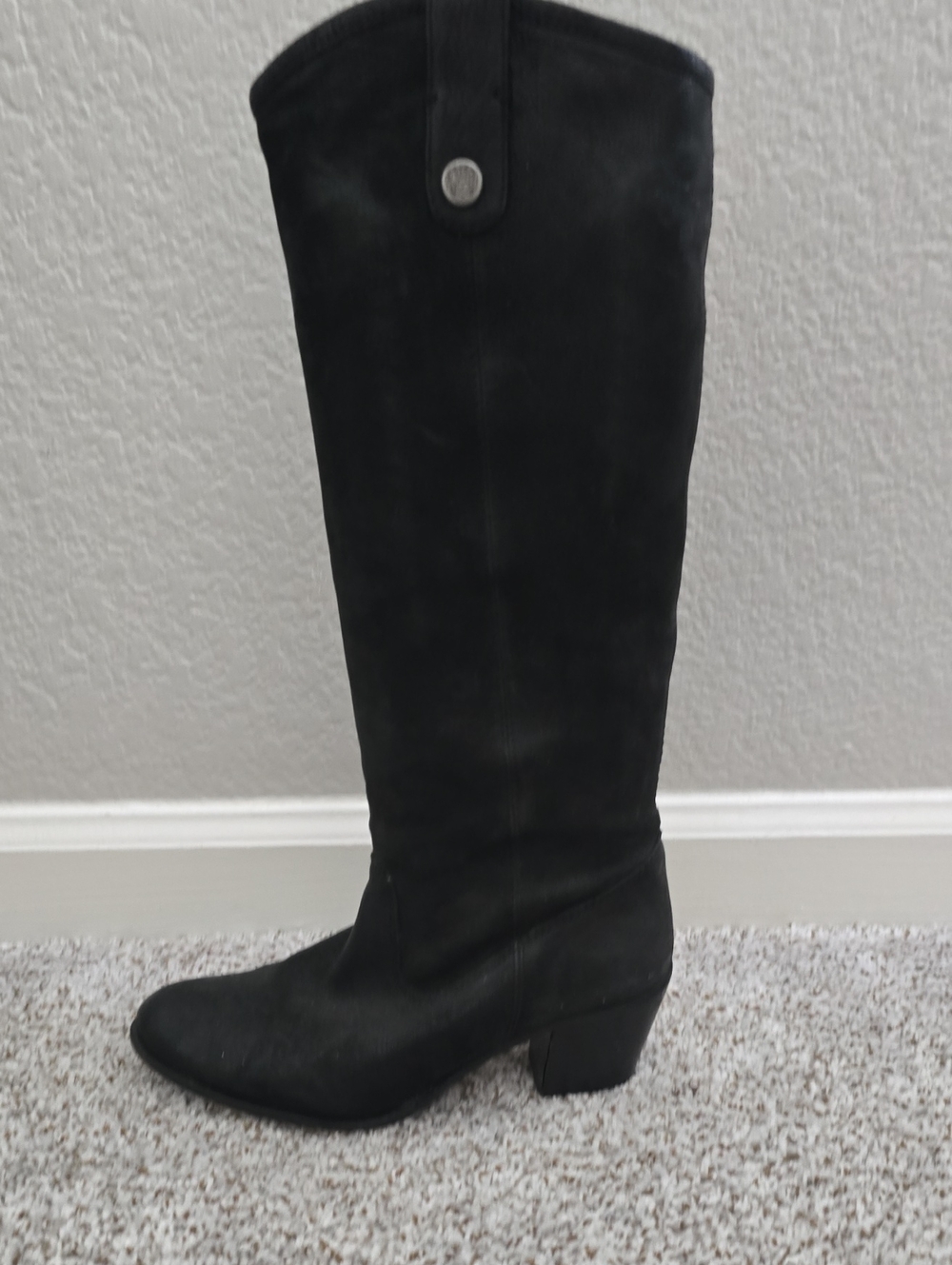 Vince Camuto Kolton Black Suede Boots